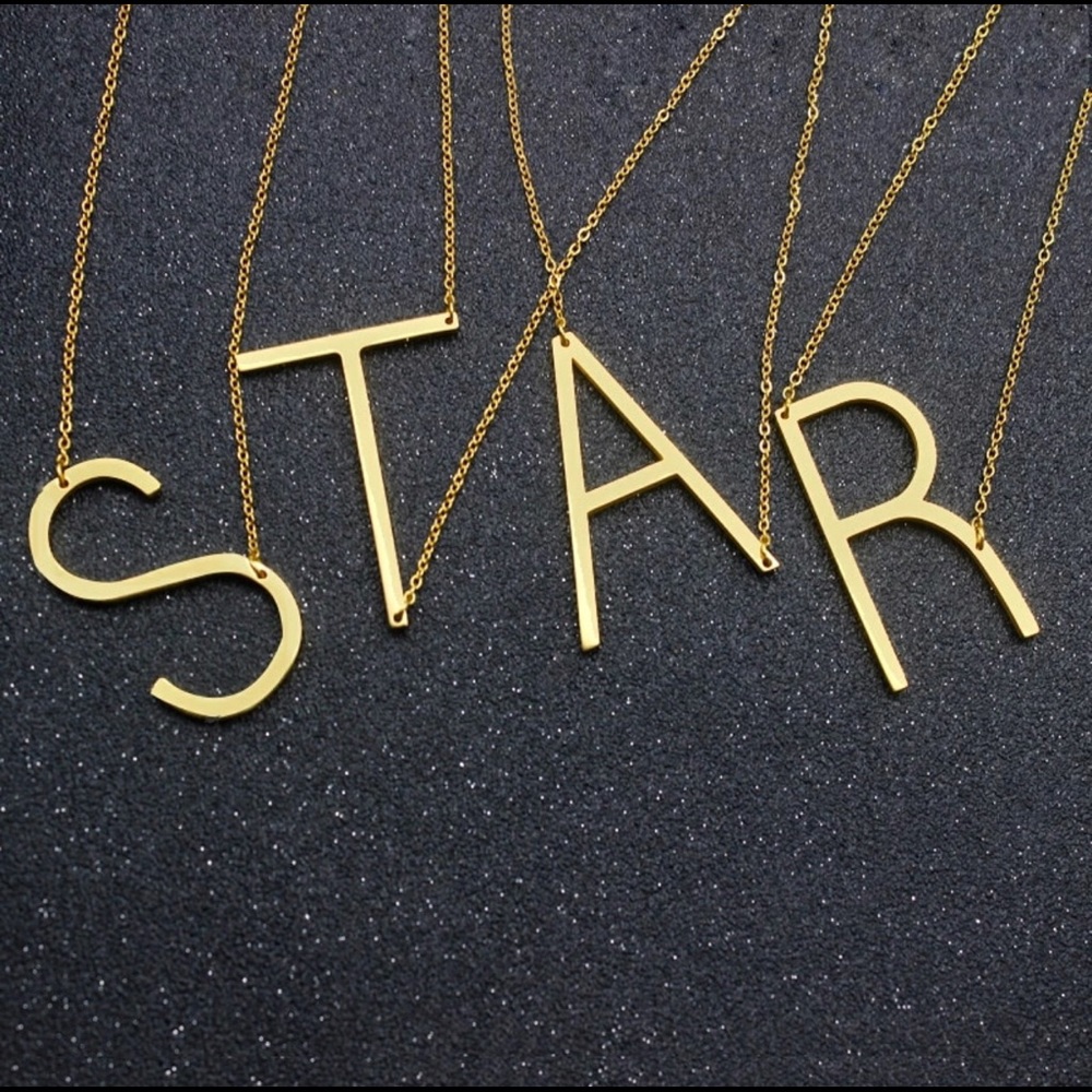 Maxi Letter Necklace The Perfect 🎁 Gift